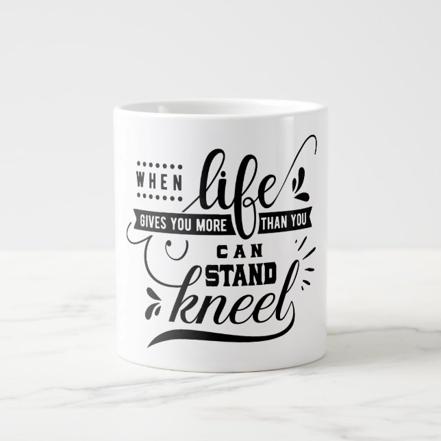 Taza De Café Gigante Vida - Jumbo Mug (Frente)