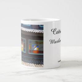 Taza De Café Gigante Vidrio Manchado de Tabernáculo - Viñedo de Martha