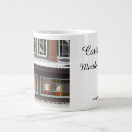 Taza De Café Gigante Vidrio y cíclicas manchados - Viñedo de Martha