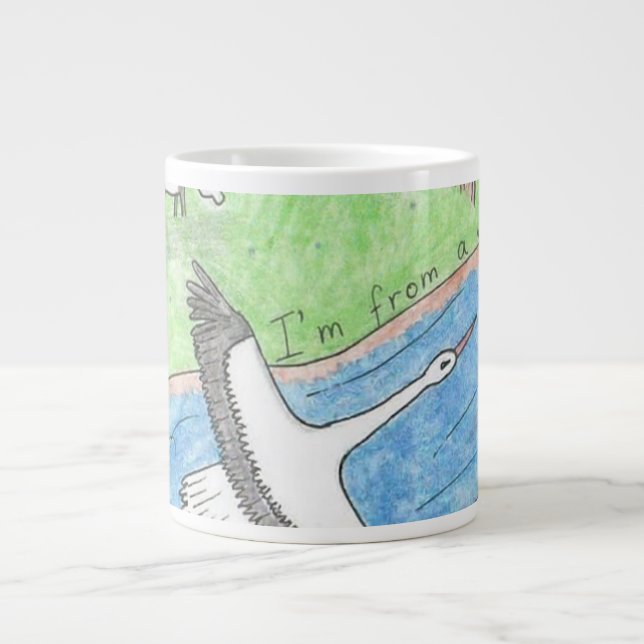 Taza De Café Gigante Village Vibes (Frente)