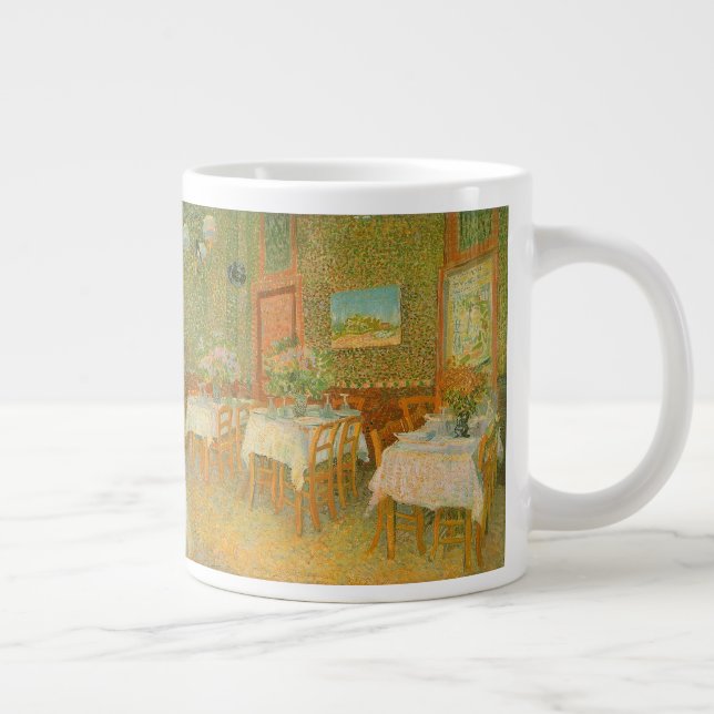 Taza De Café Gigante Vincent van Gogh - Interior de un restaurante (Derecha)