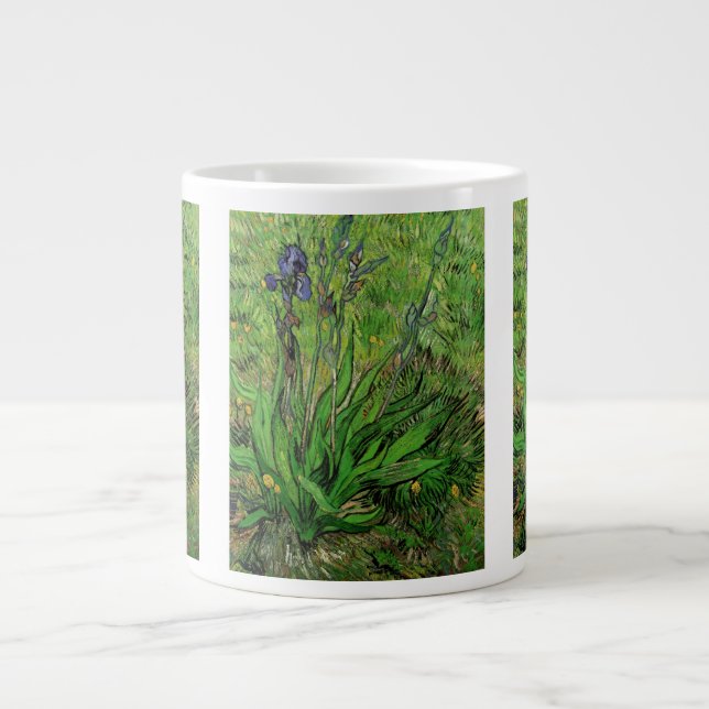 Taza De Café Gigante Vincent van Gogh - Iris (Frente)