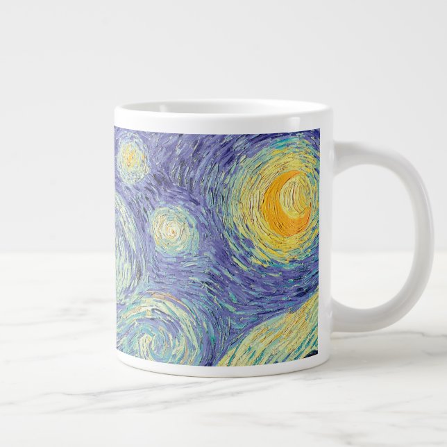 Taza De Café Gigante Vincent Van Gogh/ La Noche Starry (Derecha)