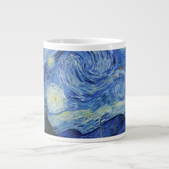 Taza De Café Gigante Vincent Van Gogh - Noche estrellada (Frente)