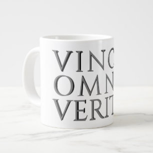 Taza De Café Gigante VINCIT OMNIA VERITAS - Café gigante ligero