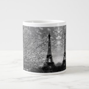 Taza de café gigante vintage Francia París torre E
