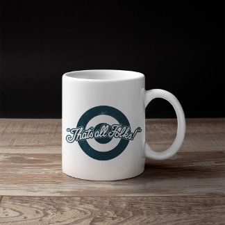 Taza De Café Gigante Vintage LOONEY TUNES™ "¡ESO ES TODO, GENTE!™"
