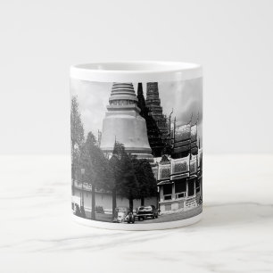 Taza De Café Gigante Vintage Thailand Capilla Bangkok Palacio Real Jigs