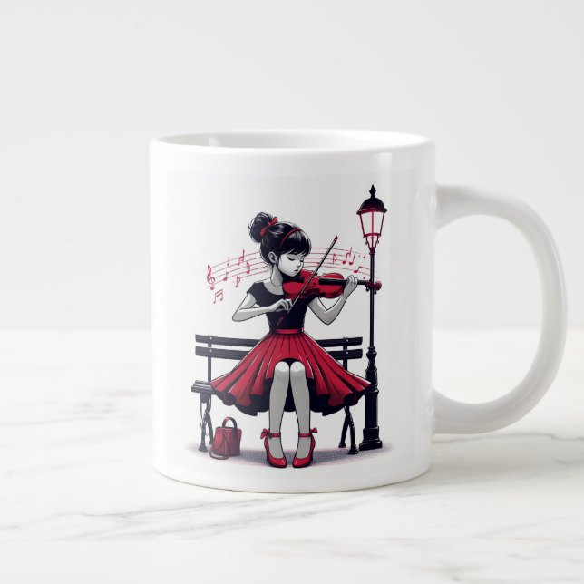 Taza De Café Gigante Violin (Derecha)
