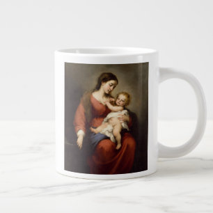 Taza De Café Gigante Virgen y niño