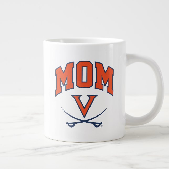 Taza De Café Gigante Virginia Cavaliers Mom (Derecha)