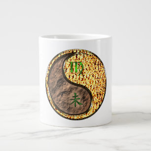 Taza De Café Gigante Virgo & Cabra de Fuego
