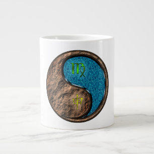 Taza De Café Gigante Virgo & Mono de Agua