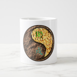 Taza De Café Gigante Virgo & Perro de Fuego