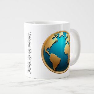Taza De Café Gigante "Visión del mundo brillante"