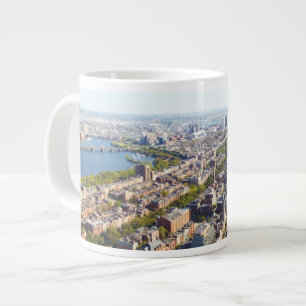 Taza De Café Gigante Vista aérea de Boston