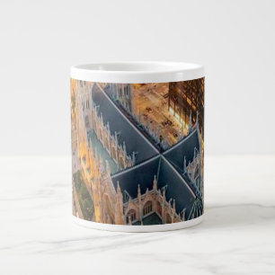 Taza De Café Gigante Vista aérea de la catedral de San Patricio en la c