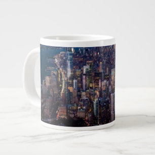 Taza De Café Gigante Vista aérea de Manhattan