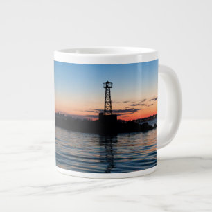 Taza De Café Gigante Vista de Montevideo en el amanecer, Uruguay