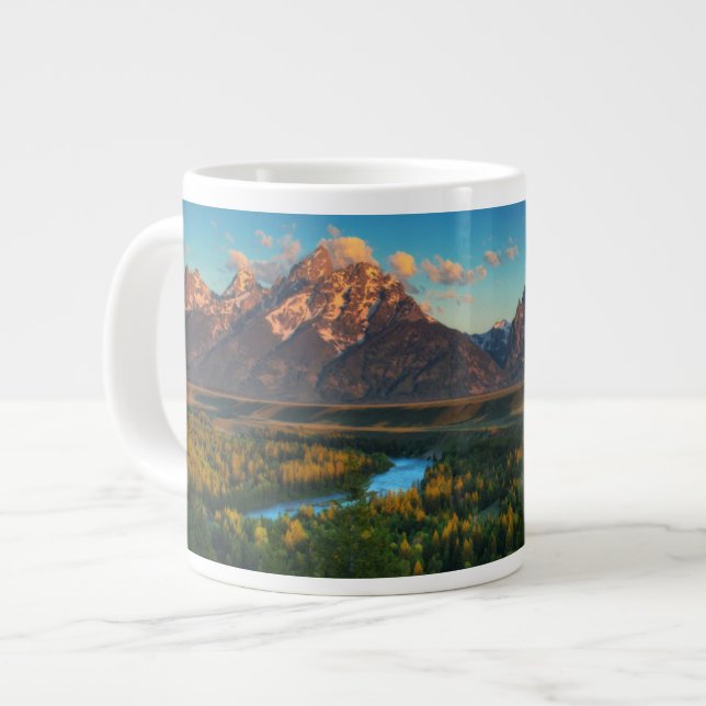 Taza De Café Gigante Vista del río de las serpientes (Izquierda)