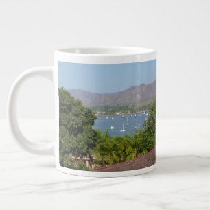 Taza De Café Gigante Vista panorámica de la playa de Flamingo, Costa Ri