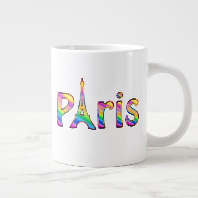 Taza De Café Gigante Vivid Paris (Derecha)