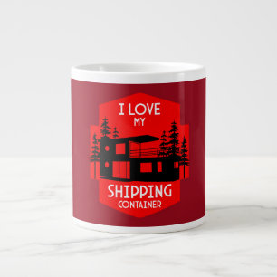 Taza De Café Gigante Vivienda de contenedor de envío