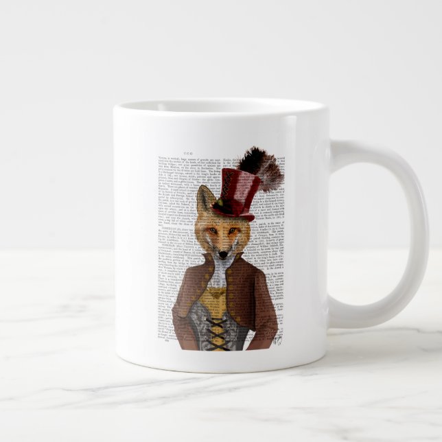 Taza De Café Gigante Vivienne Steampunk Fox (Derecha)
