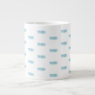 Taza De Café Gigante VOID//AGRIETADO: Entrar en el Abismo Eléctrico
