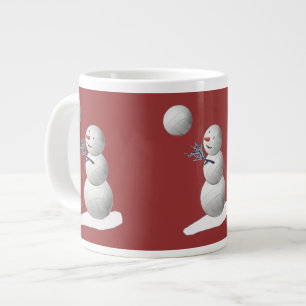 Taza De Café Gigante Voleibol Snowman