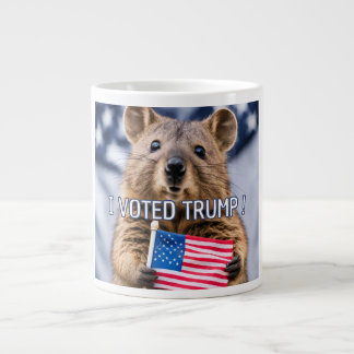 Taza De Café Gigante Votado Trump
