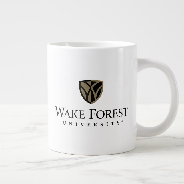 Taza De Café Gigante Wake Forest University Wordmark (Derecha)