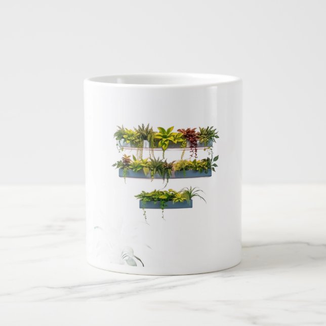 Taza De Café Gigante Wall-Mounted Air Purifying Planters (Frente)