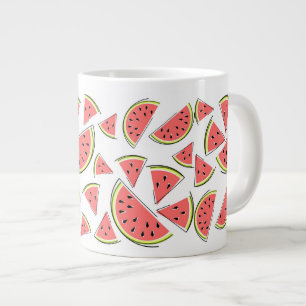 Taza De Café Gigante Watermelon Multi