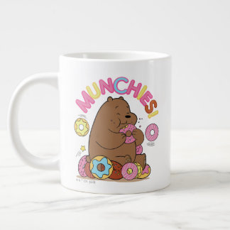 Taza De Café Gigante We Bare Bears - Grizz Donut Munchies!