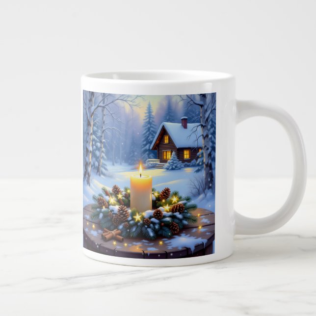 Taza De Café Gigante „Weihnachtliche Harmonie“ (Derecha)