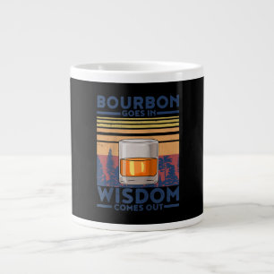 Taza De Café Gigante Whisky Bourbon Entra Sale Sabiduría