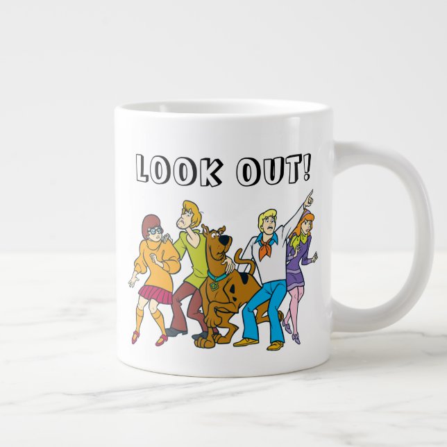 Taza De Café Gigante Whole Gang 13 Mystery Inc (Derecha)