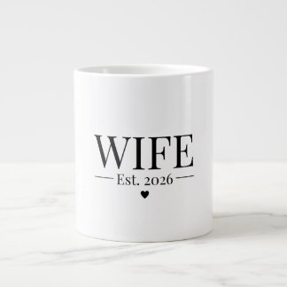 Taza De Café Gigante Wife Established 2026