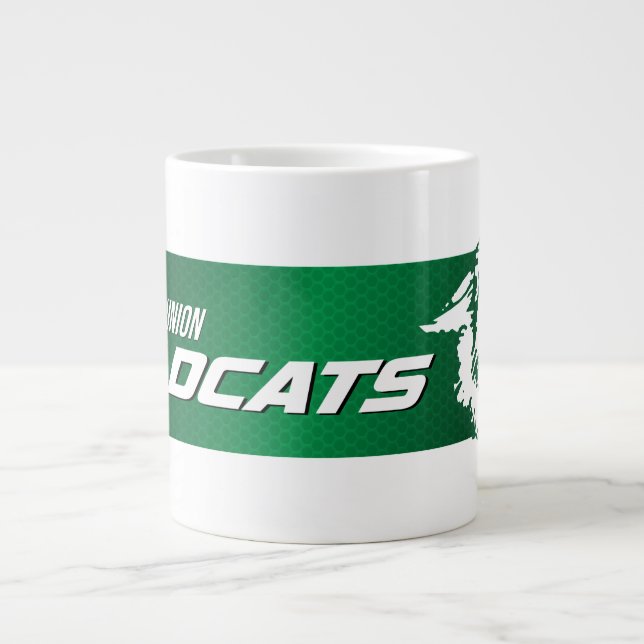 Taza De Café Gigante Wildcats de la Unión Wayland #2 (Frente)