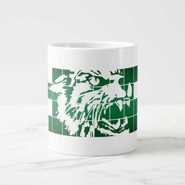 Taza De Café Gigante Wildcats de la Unión Wayland #5 (Frente)
