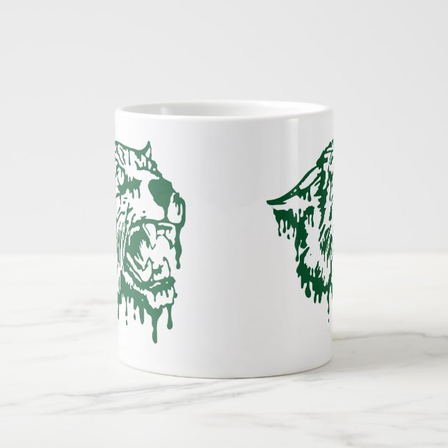 Taza De Café Gigante Wildcats de la Unión Wayland #6 (Frente)