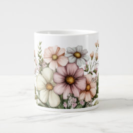 Taza De Café Gigante Wildflowers Specialty Coffee Mug