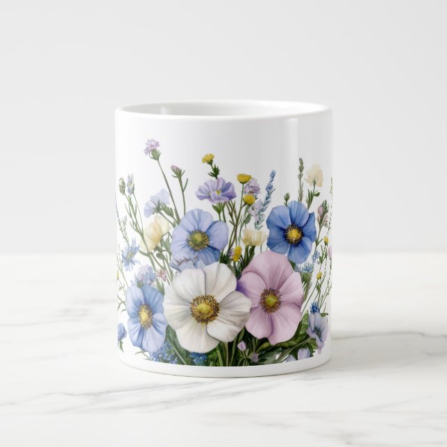 Taza De Café Gigante Wildflowers Specialty Coffee Mug (Frente)