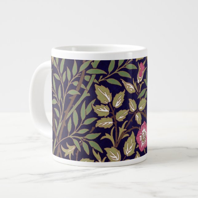 Taza De Café Gigante William Morris Sweet Briar Floral Art Nouveau (Izquierda)