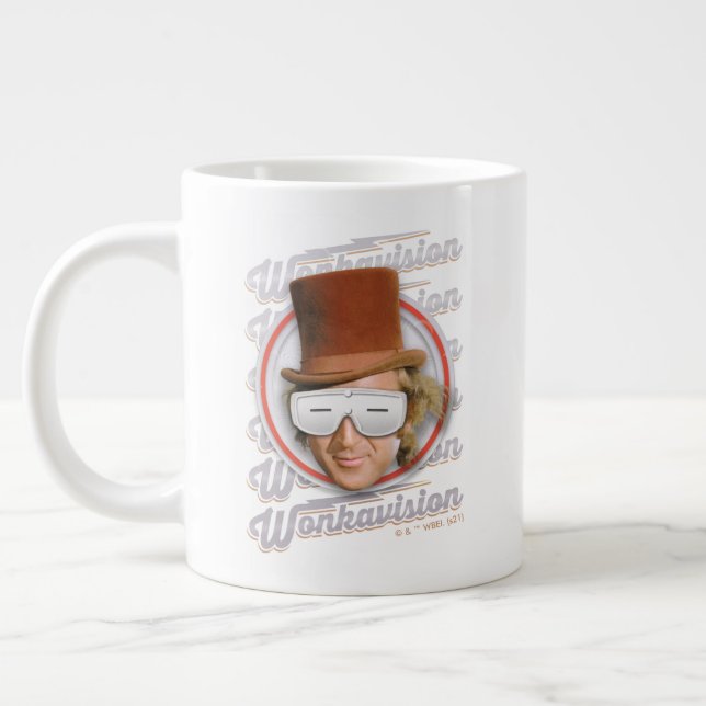 Taza De Café Gigante Willy Wonka en Goggles de Wonkavision (Izquierda)