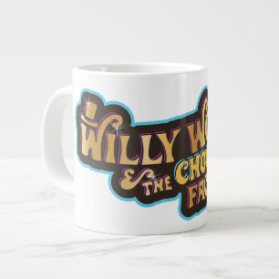 Taza De Café Gigante Willy Wonka y el logotipo de la fábrica de chocol