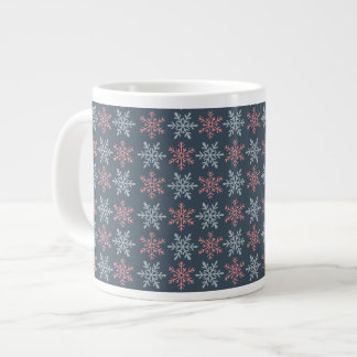 Taza De Café Gigante Winter Snowflake  Specialty Mug