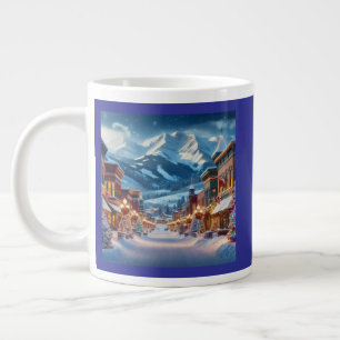 Taza De Café Gigante Winter Wonderland en Crested Butte, Colorado