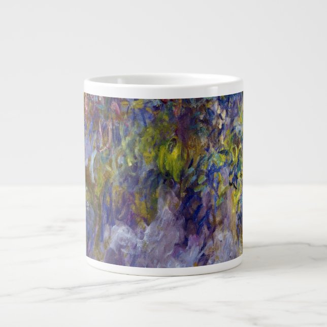 Taza De Café Gigante Wisteria (a la izquierda) de Claude Monet (Frente)